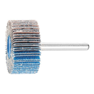 Mounted Flap Wheel Fan Grinder Zirconia Alumina (Z-COOL - Reduced Heat) - 6mm Shank F 4020/6 Z-COOL 80 Grit