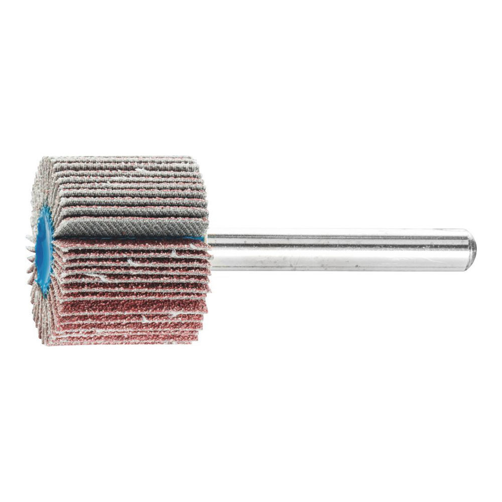 Mounted Flap Wheel Fan Grinder Aluminium Oxide - 6mm Shank F 2520/6 A 80 Grit