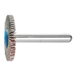 Mounted Flap Wheel Fan Grinder Aluminium Oxide - 6mm Shank F 3003/6 A 120 Grit