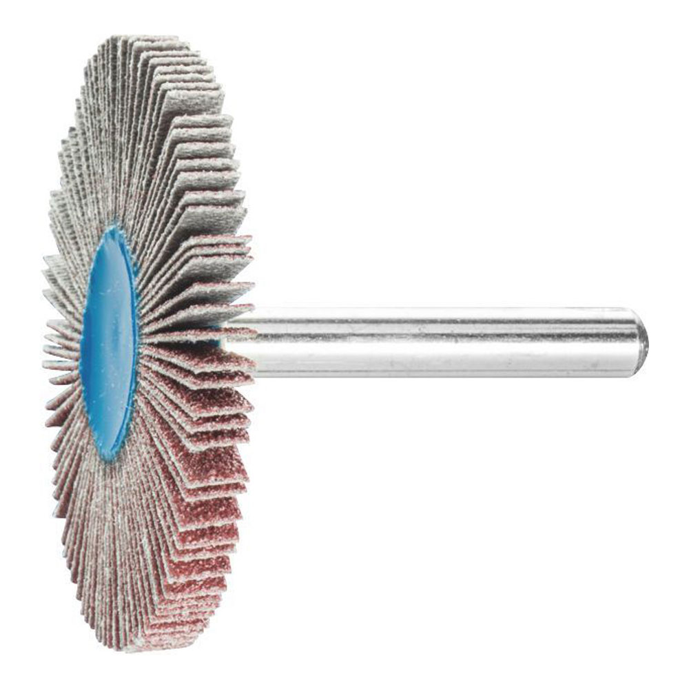 Mounted Flap Wheel Fan Grinder Aluminium Oxide - 6mm Shank F 5005/6 A 80 Grit