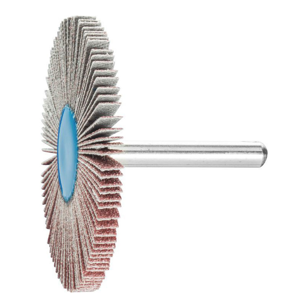 Mounted Flap Wheel Fan Grinder Aluminium Oxide - 6mm Shank F 6005/6 A 80 Grit