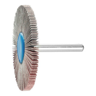 Mounted Flap Wheel Fan Grinder Aluminium Oxide - 6mm Shank F 6005/6 A 180 Grit