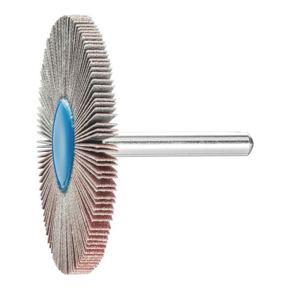 Mounted Flap Wheel Fan Grinder Aluminium Oxide - 6mm Shank F 6005/6 A 180 Grit