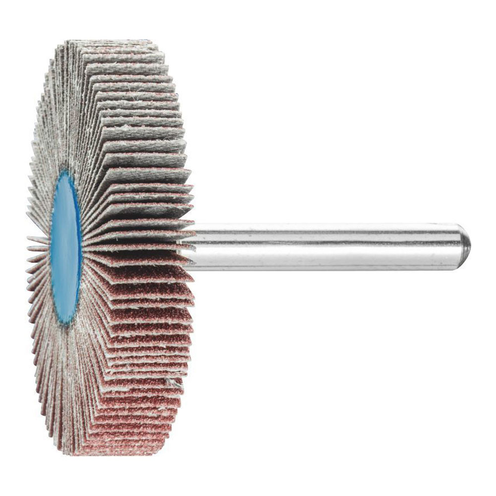 Mounted Flap Wheel Fan Grinder Aluminium Oxide - 6mm Shank F 5010/6 A 120 Grit