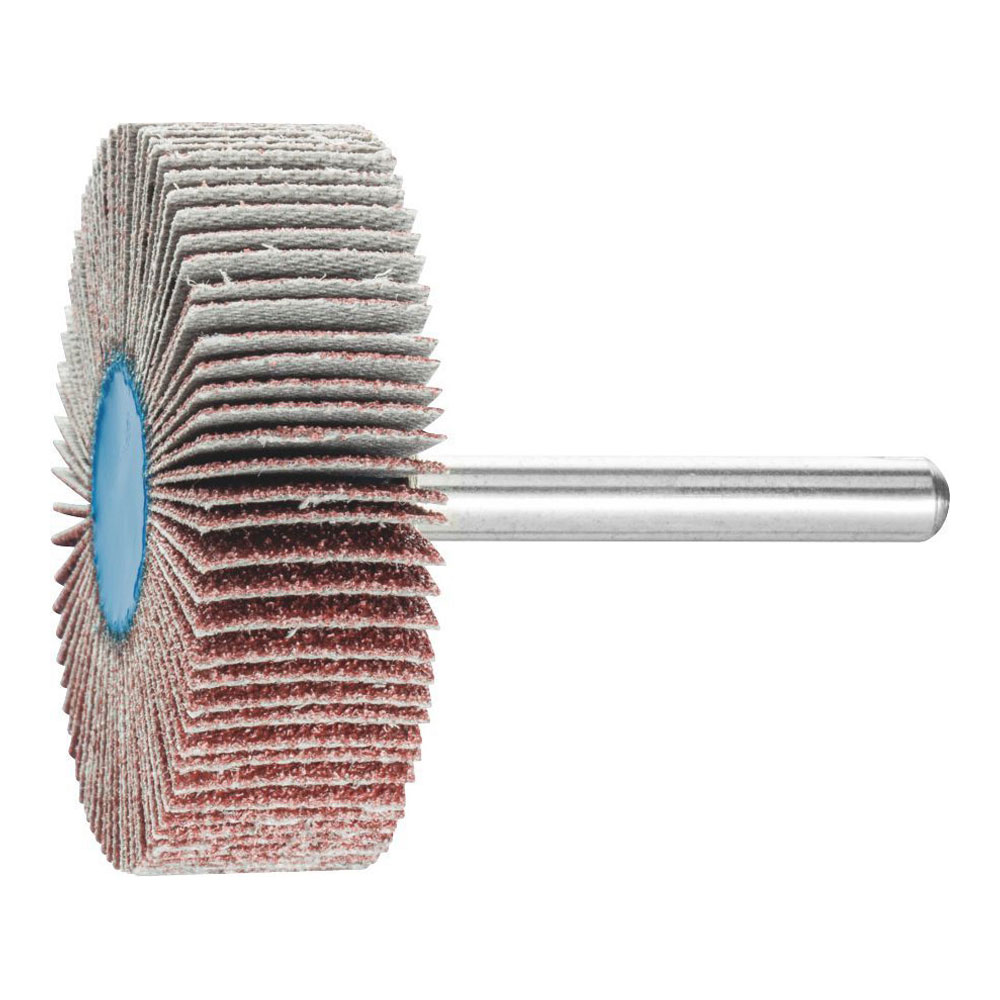 Mounted Flap Wheel Fan Grinder Aluminium Oxide - 6mm Shank F 5015/6 A 60 Grit