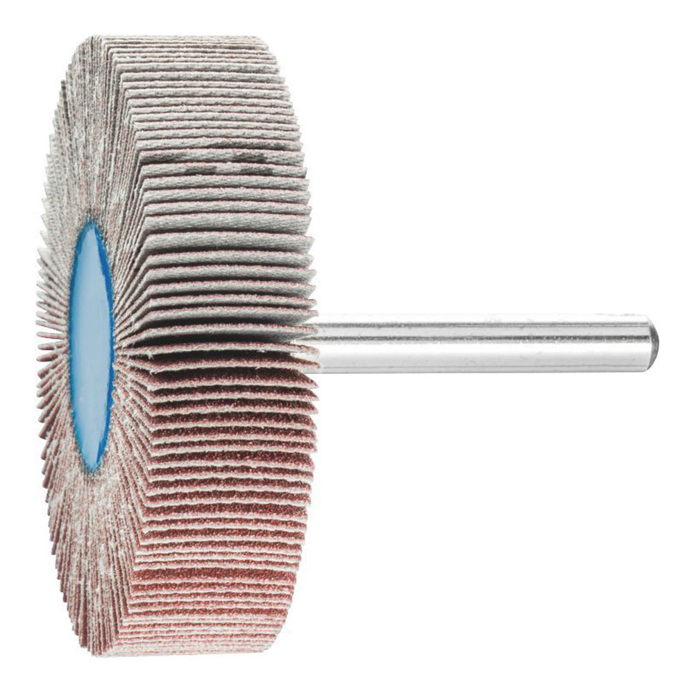 Mounted Flap Wheel Fan Grinder Aluminium Oxide - 6mm Shank F 6015/6 A 120 Grit