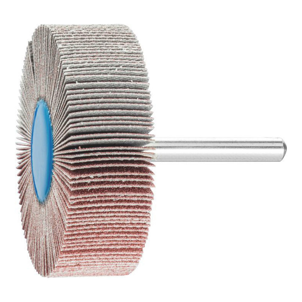 Mounted Flap Wheel Fan Grinder Aluminium Oxide - 6mm Shank F 6020/6 A 120 Grit