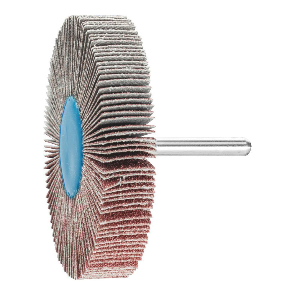 Mounted Flap Wheel Fan Grinder Aluminium Oxide - 6mm Shank F 8015/6 A 60 Grit