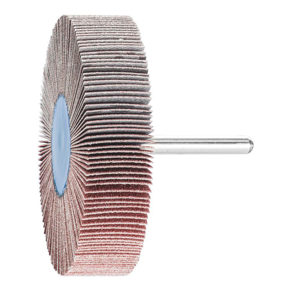 Mounted Flap Wheel Fan Grinder Aluminium Oxide - 6mm Shank F 8020/6 A 120 Grit