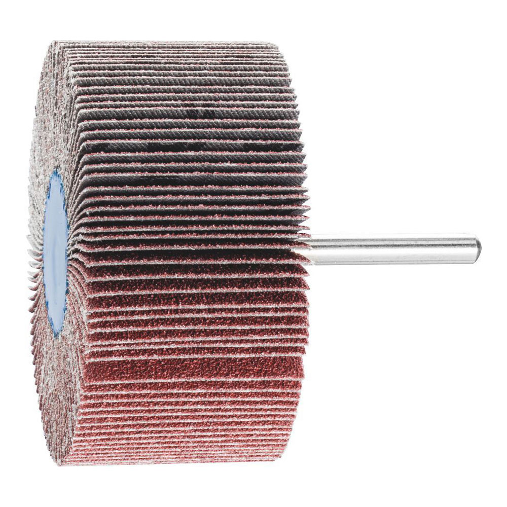 Mounted Flap Wheel Fan Grinder Aluminium Oxide - 6mm Shank F 8040/6 A 60 Grit