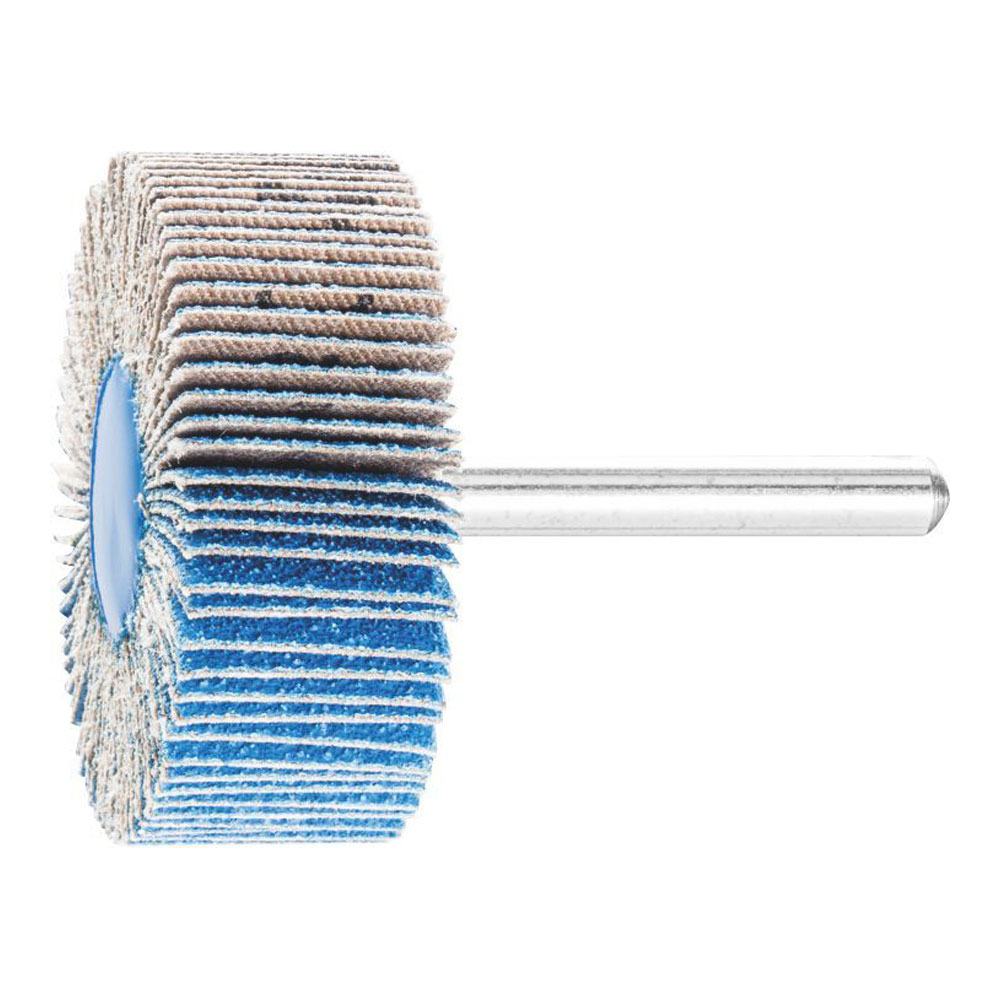 Mounted Flap Wheel Fan Grinder Zirconia Alumina (Z-COOL - Reduced Heat) - 6mm Shank F 5020/6 Z-COOL 80 Grit