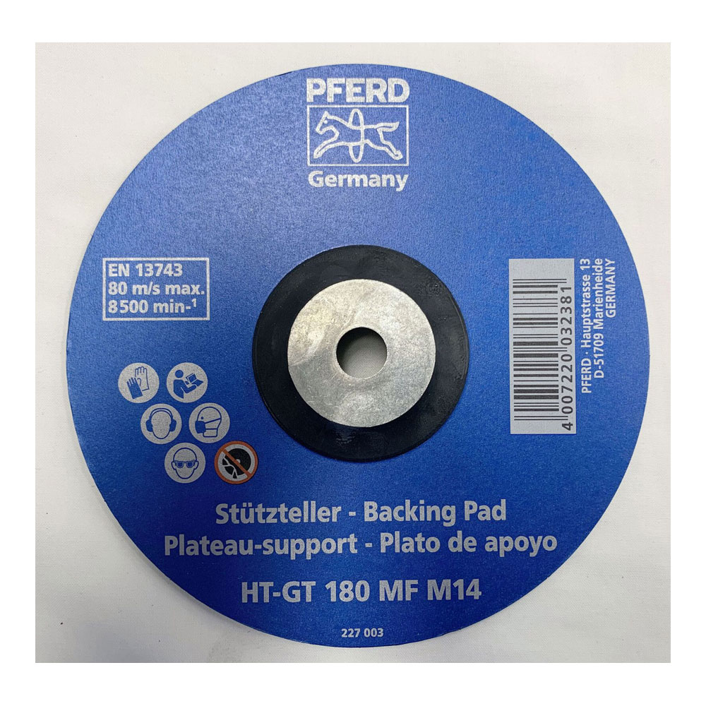 Resin Fibre Discs - Backing Pad HT-GT180 MF M14 High Temperature