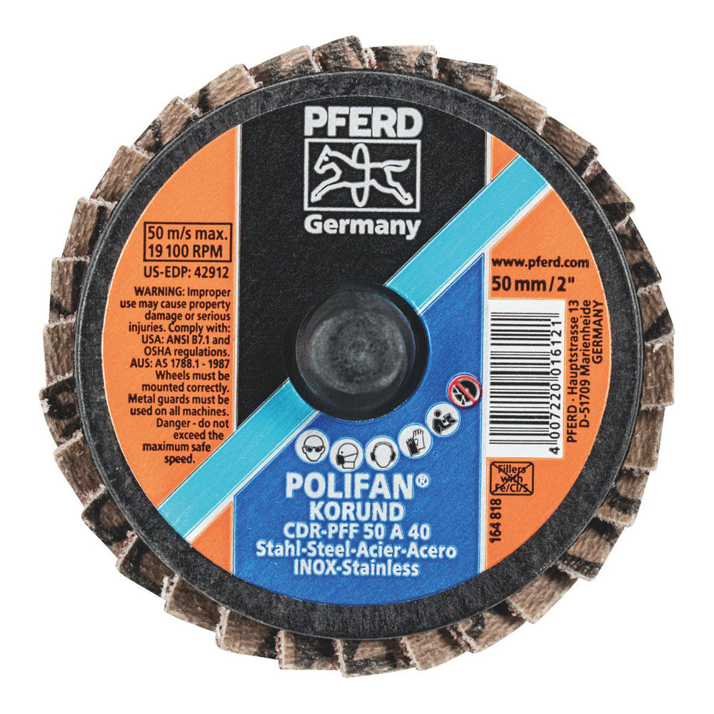 COMBIDISC Mini POLIFAN - Aluminium Oxide - Type CDR-PFF 50 A 40