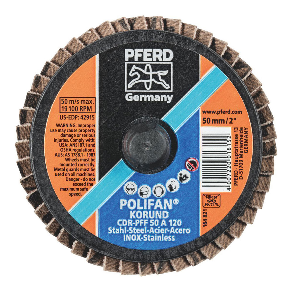 COMBIDISC Mini POLIFAN - Aluminium Oxide - Type CDR-PFF 50 A 120