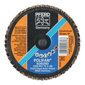 COMBIDISC Mini POLIFAN - Aluminium Oxide - Type CDR-PFF 75 A 60