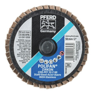 COMBIDISC Mini POLIFAN - Zirconia - Type CDR-PFF 50 Z 80