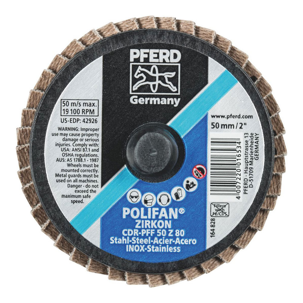 COMBIDISC Mini POLIFAN - Zirconia - Type CDR-PFF 50 Z 80