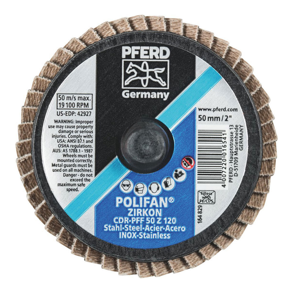 COMBIDISC Mini POLIFAN - Zirconia - Type CDR-PFF 50 Z 120