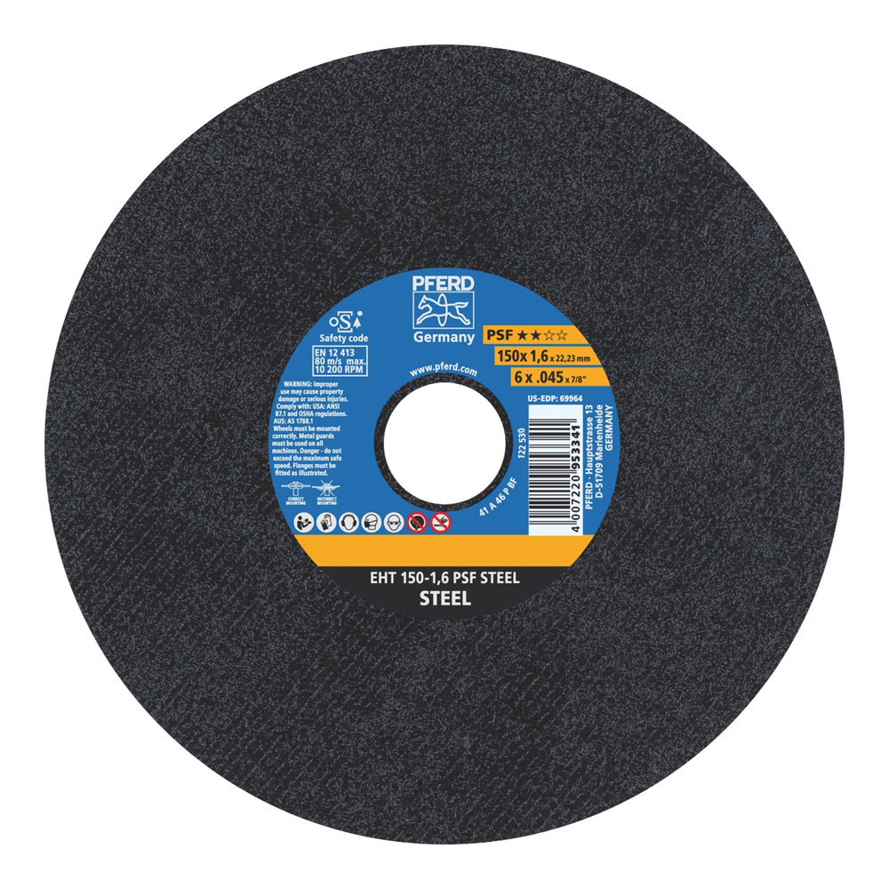 ULTRA THIN Flat Cut-Off Wheel GP - STEEL EHT 150-1.6 A 46 P PSF