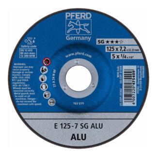 Premium Grinding Wheel D/C - ALUMINIUM 125mm