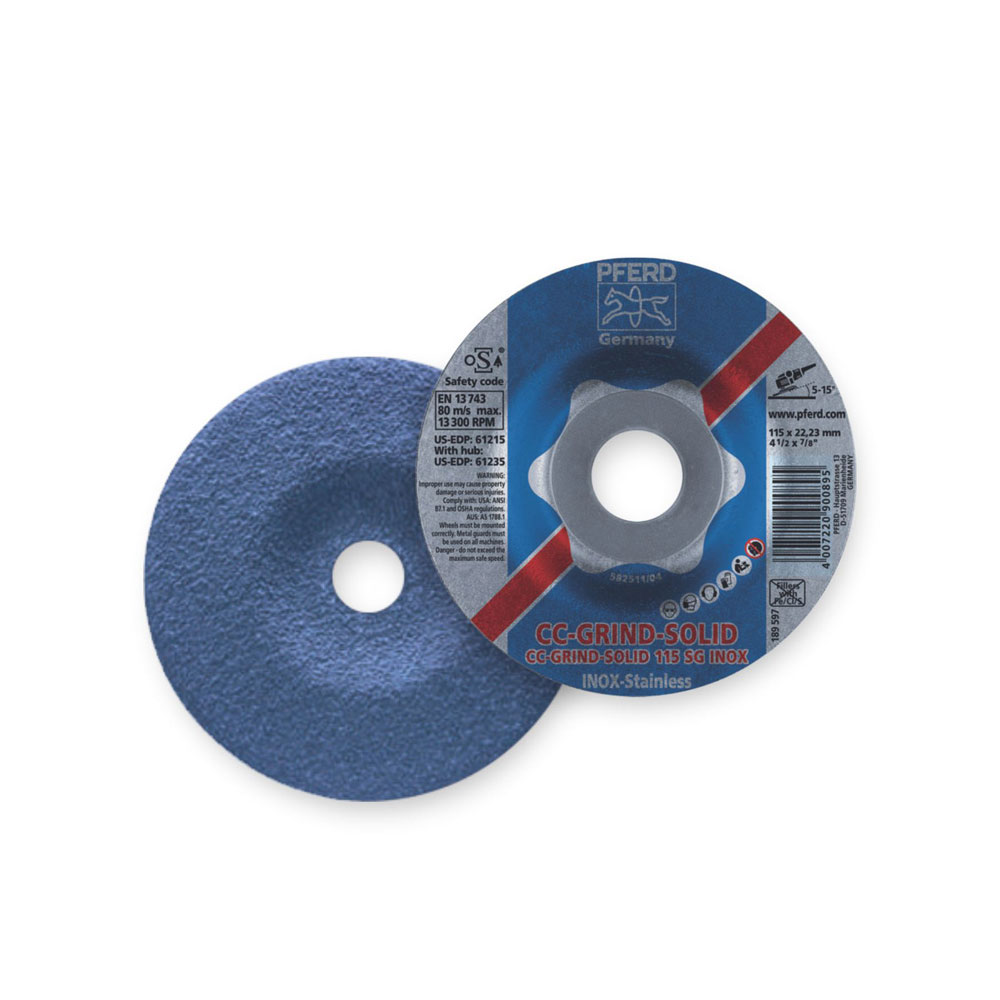 Grinding Discs - CC-GRIND-SOLID 115 SG INOX