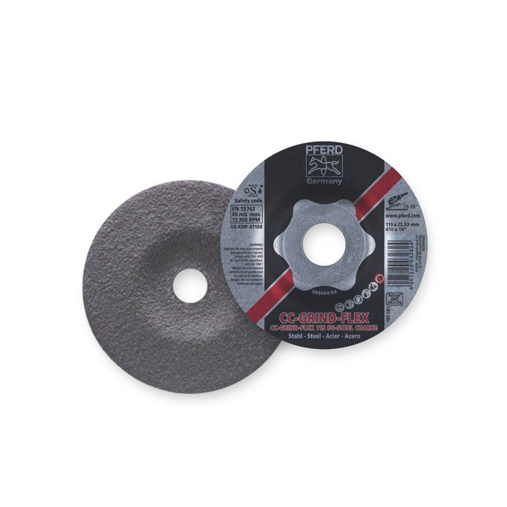 Grinding Discs STEEL CC-GRIND-FLEX 125 SG-ST COARSE