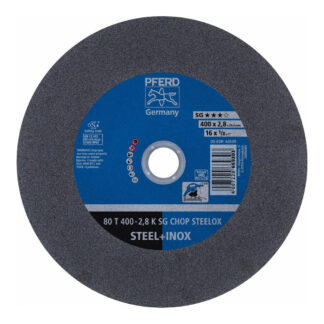 Low Speed Stationary Cut-Off Wheel - Premium - STEEL 80 T 400-2.8 A 36 K SG-CHOP-INOX 25.4