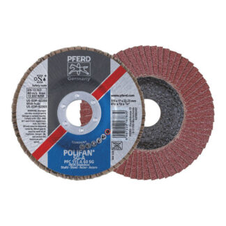 POLIFAN Flap Disc Premium Aluminium Oxide - STEEL / INOX PFC 115 A 60 SG