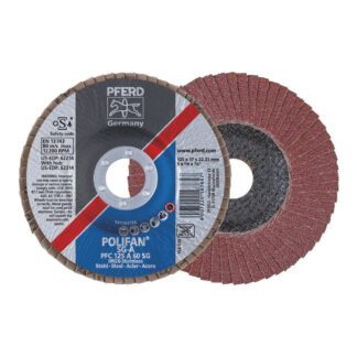 POLIFAN Flap Disc Premium Aluminium Oxide - STEEL / INOX PFC 125 A 60 SG