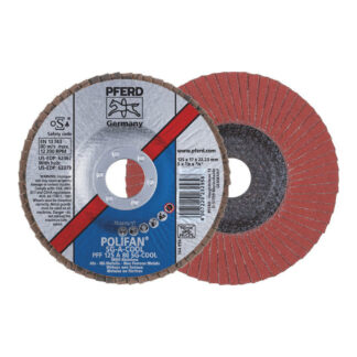 POLIFAN Flap Disc Premium Aluminium Oxide Top Size - PFC 125 A 80 SG-COOL