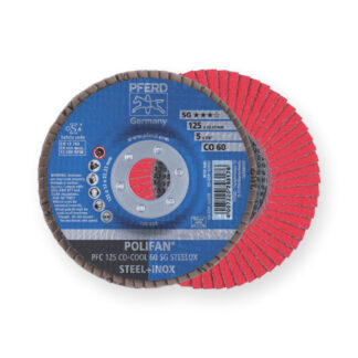 POLIFAN STRONG Flap Disc SGP COOL Ceramic - STEEL / INOX PFC 125 CO 60 SGP-COOL