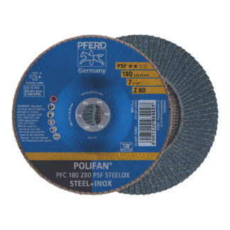POLIFAN Flap Disc GP Zirconia - PFC 180 Z 80 PSF