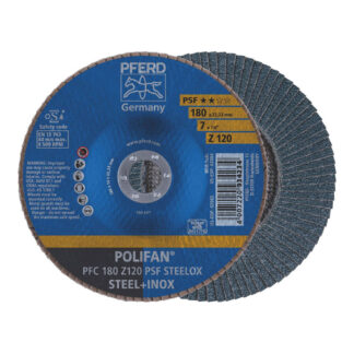 POLIFAN Flap Disc GP Zirconia - PFC 180 Z 120 PSF