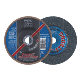 POLIFAN Flap Disc Zirconia - STEEL PFC 180 Z 36 SGP-STRONG