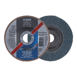 POLIFAN Flap Disc Premium Zirconia - STEEL / INOX PFC 125 Z 80 SG