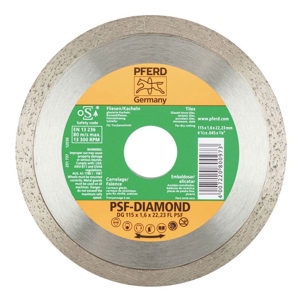 Diamond Cut-Off Wheel GP - Continuous Type DG-FL 00 x 1.6 x 16.0 FL PSF