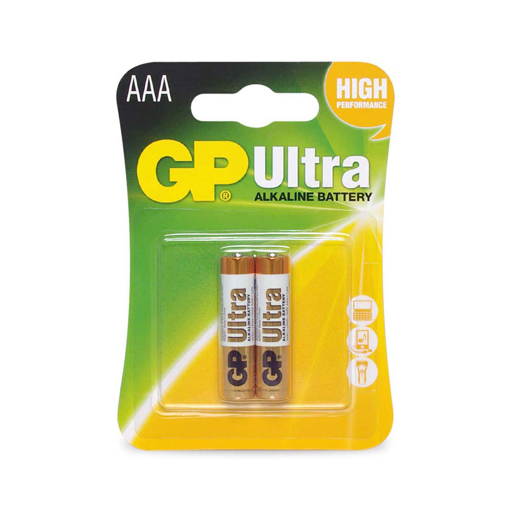 GP Ultra Alkaline AAA - Card of 2