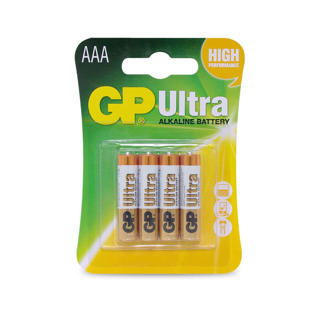 GP Ultra Alkaline AAA - Card of 4