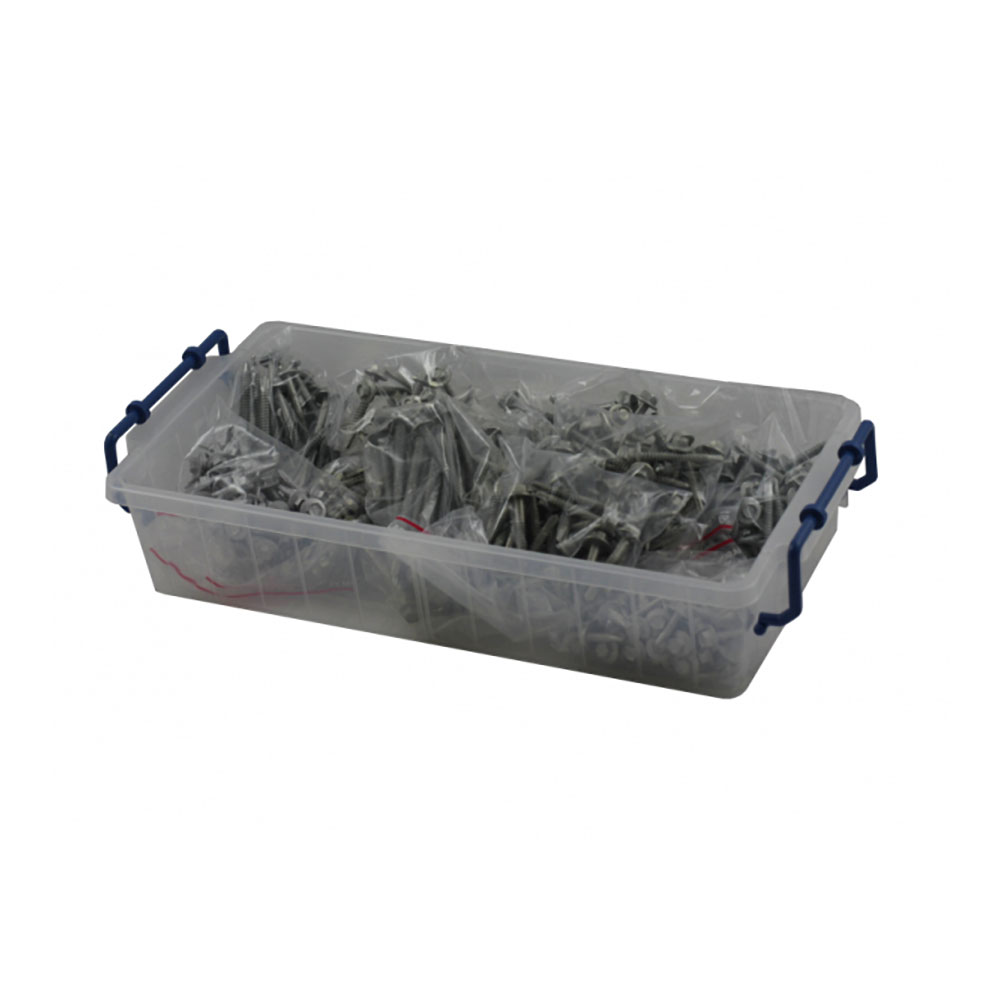 590pc Metal Self Drilling Screws & Washer Kit Galvanised