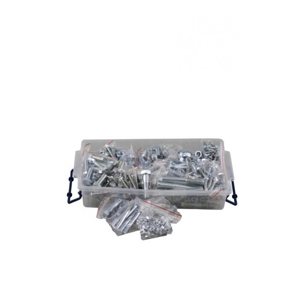650pc Imperial UNF Hex Bolt & Nut Farm Pack Kit G5 & G8 Zinc