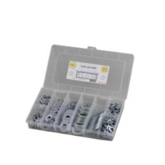 480pc Imperial Flat Washer Kit Zinc Plated