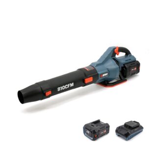 Senix X6 60V Brushless 1,380m3/hr Blower Kit (1x Brushless 1380 m3/h Blower, 1x 4Ah Battery, 1x 3Ah Charger)