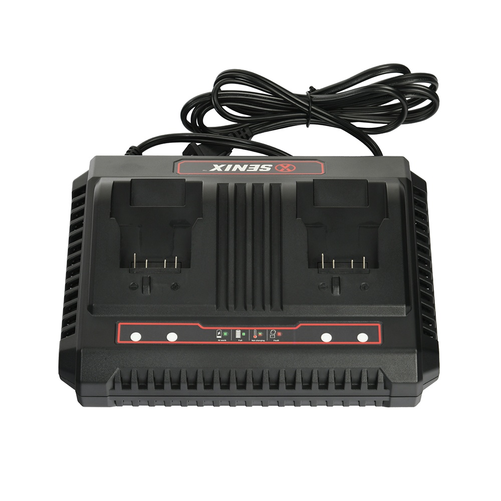 Senix X2 18V Charger, 6.0Ah Dual Port