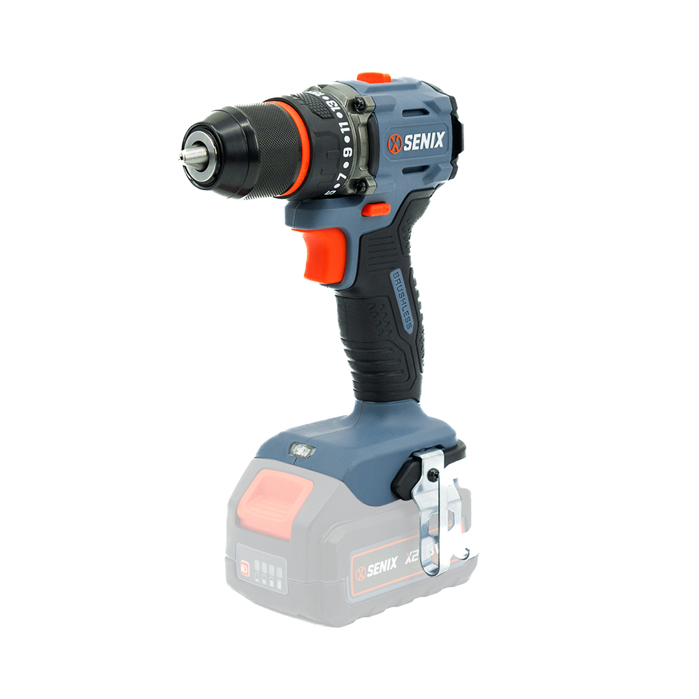 Senix X2 18V Brushless 60Nm Compact Drill/Driver Skin