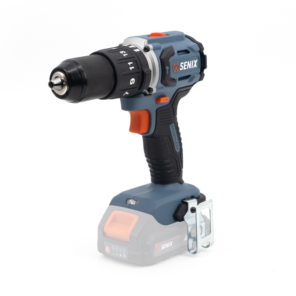 Senix X2 18V Brushless 60Nm Hammer Drill Skin
