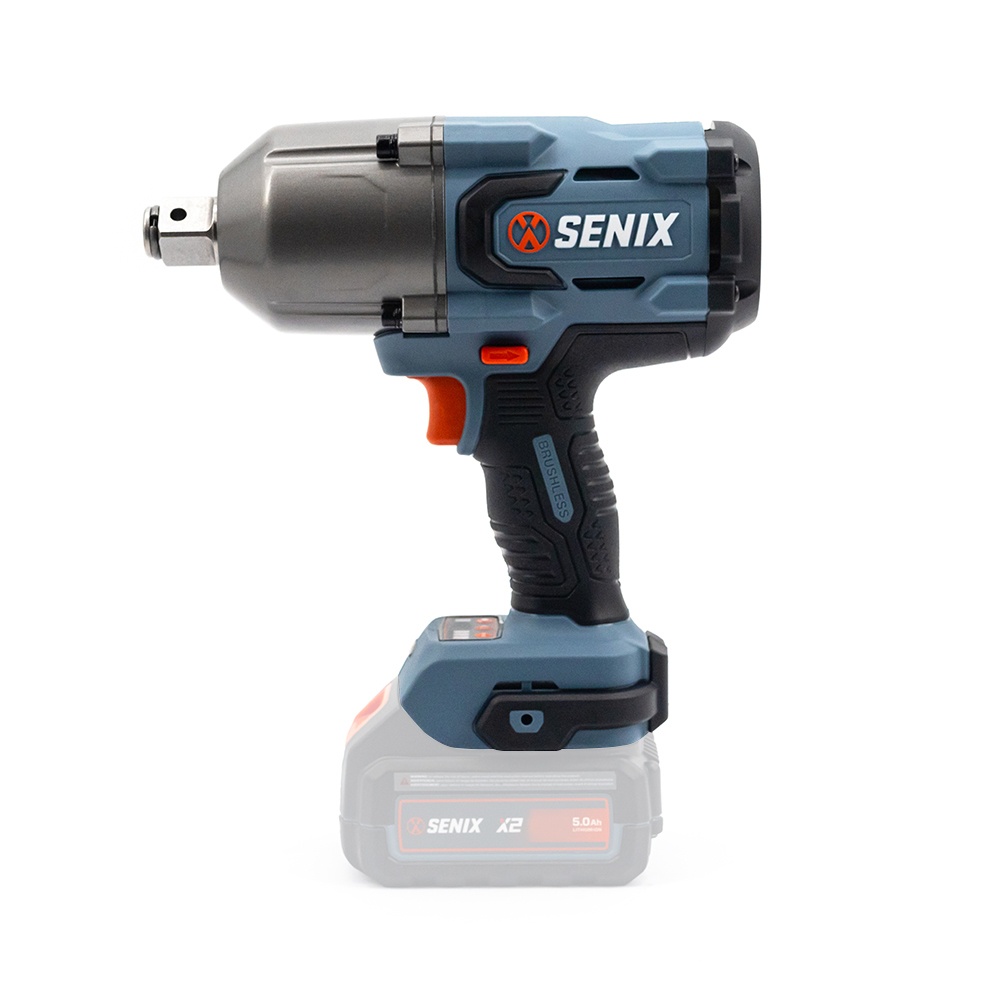 Senix X2 18V 3/4" Brushless High-Torque Impact Wrench Skin