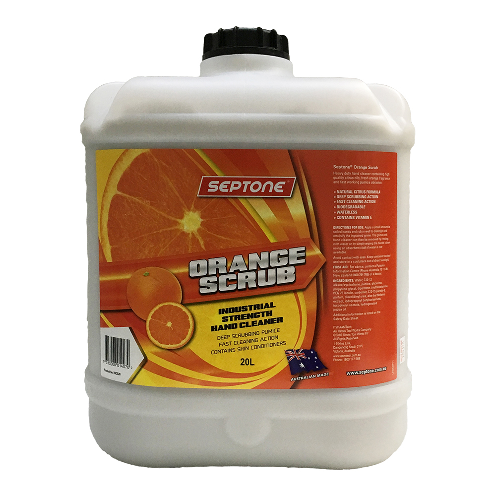 Septone Orange Scrub Hand Cleaner Refill 20L