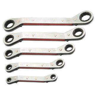 Supatool Ratchet Ring Spanner Set 5 Piece