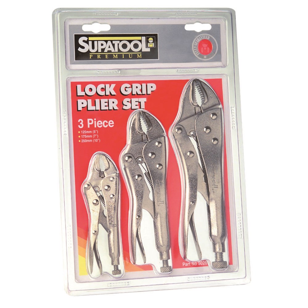 Supatool Locking Pliers Set 3 Piece - Image 2