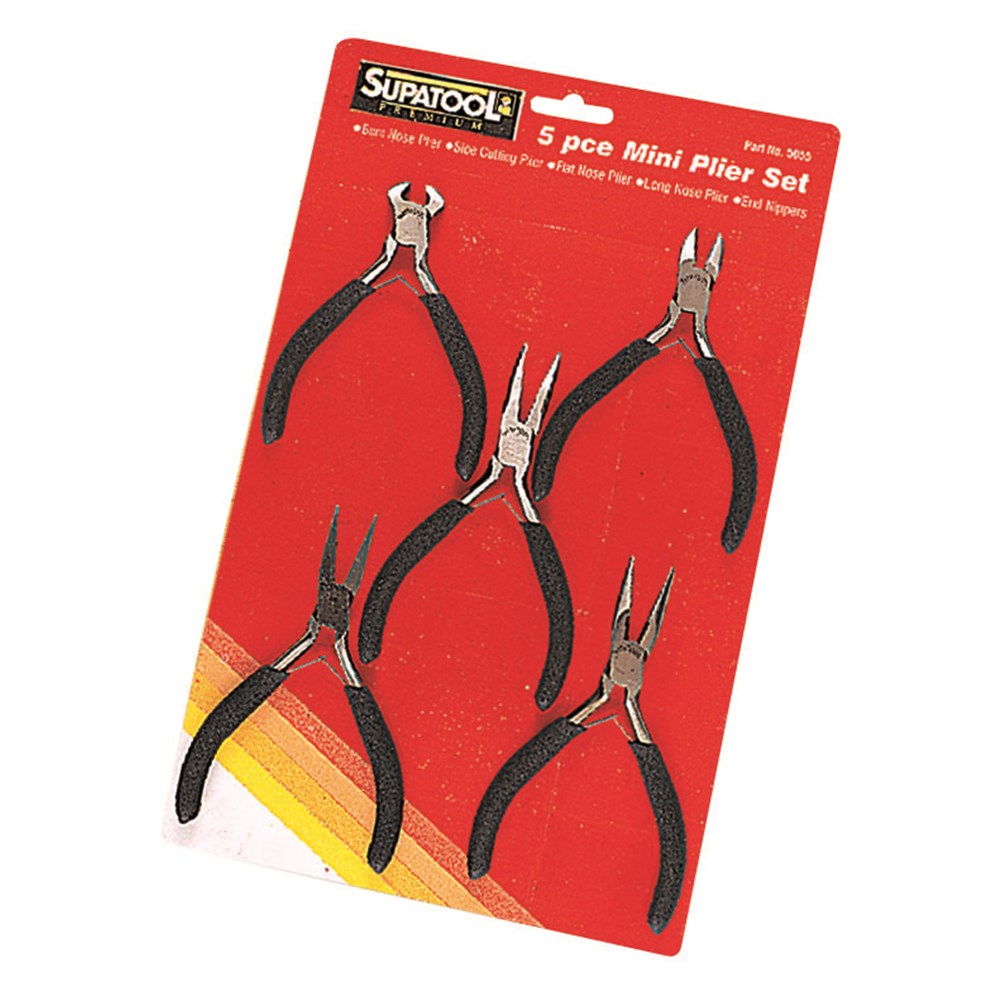 Supatool Mini Pliers Set 5 Piece 150mm (6") - Image 2